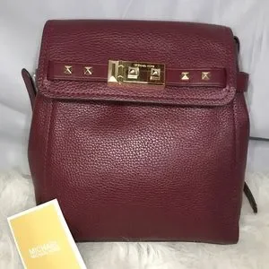 Michael Kors | Bags | Michael Kors Oxblood Addison Leather  display picture 2